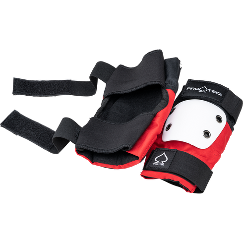 ProTec - Junior Set (Red&Black | Butterfly Straps)